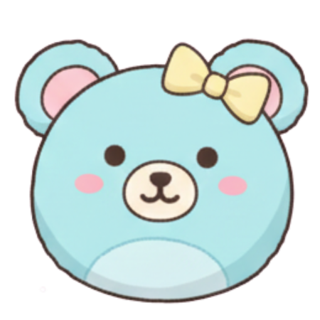 わたあめマスコット青くま